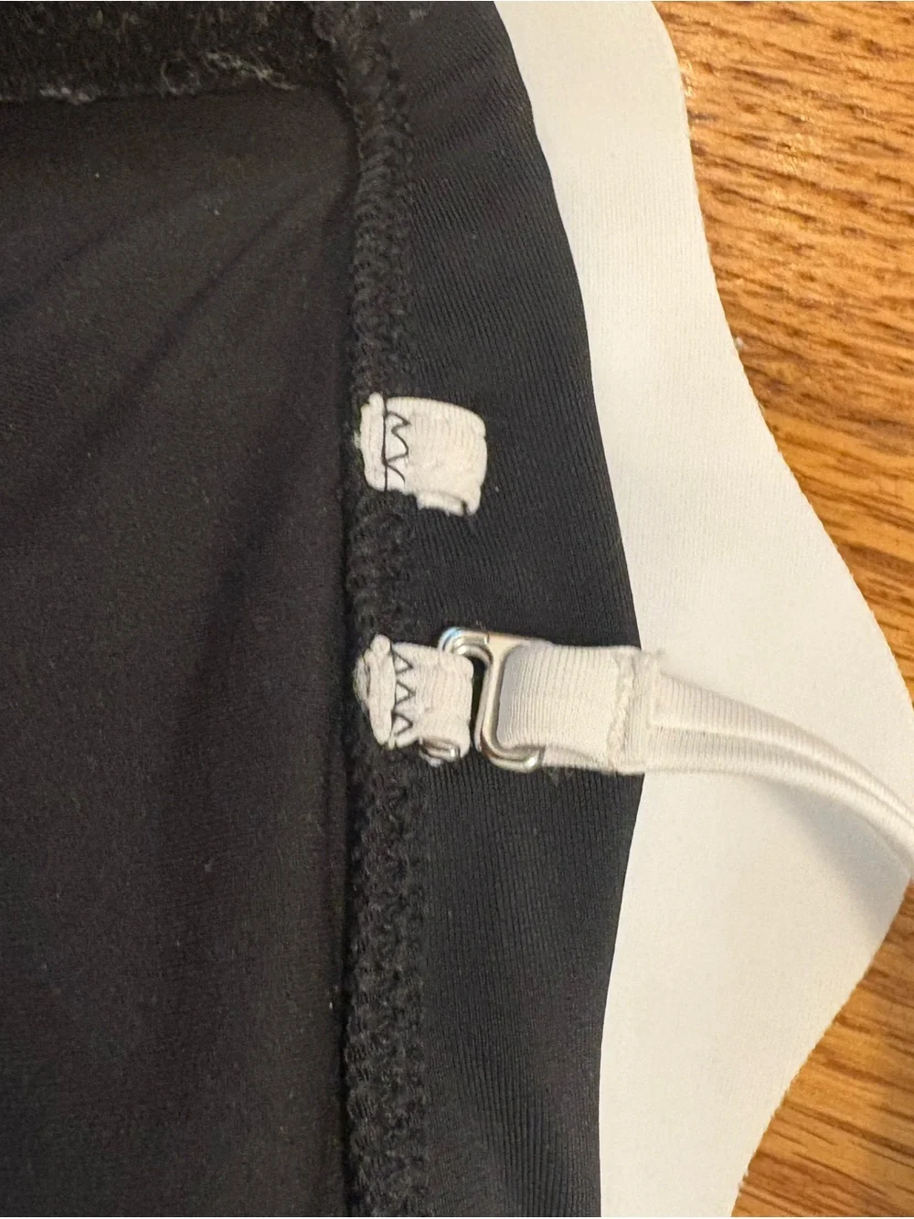 J.Crew Scalloped One Piece Swimsuit Black White Halter Ruched Bodice | Size M
